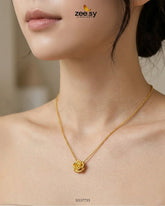Zeesy-Flora Petite Minimalist Chain