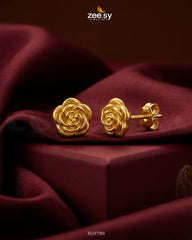 Zeesy-Flora Petite Studs Earrings