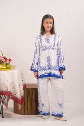 Sprinkles Stitched 2 Piece Kids Khaddar Collection-Flora Script
