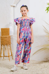 Sprinkles Stitched 1 Piece Summer Jumpsuit Kids Collection'2025-Floral Fantasy Jumpsuit