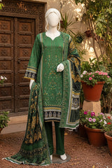 Almeerah Unstitched 3 Piece Winter Khaddar Luxe Collection'2025-Forest Evergreen Allure