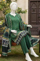 Almeerah Unstitched 3 Piece Winter Khaddar Luxe Collection'2025-Forest Evergreen Allure