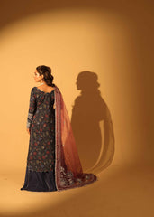 Aylin Unstitched 3 Piece Luxury Silk Edit Collection'2025-Sapphire Dusk