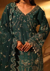 Aylin Unstitched 3 Piece Luxury Silk Edit Collection'2025-Green Slate