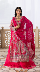 Ember Festive By Aylin Unstitched 3 Piece Formals Collection'2025-Fuchsia