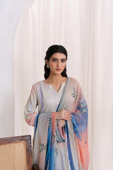 Feathers Unstitched Winter Arrivals Suit-FLYROS-FT566