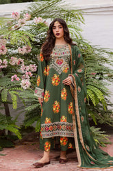 Gulzar By Mahnur Unstitched 3 Piece Winter Suit-G-05