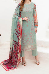 Ghazal By Ramsha Unstitched 3 Piece Luxury Lawn Vol-02 Suit-G-209