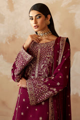 Shehrnaaz By Gulaal Unstitched 3 Piece Formals Raw Silk Suit-Ramail