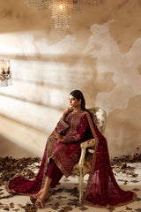 Shehrnaaz By Gulaal Unstitched 3 Piece Formals Raw Silk Suit-Ramail