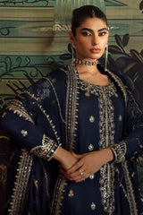 Shehrnaaz By Gulaal Unstitched 3 Piece Formals Raw Silk Suit-Leelah