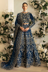 Celeste By Gulaal Unstitched 3 Piece Velvet Suit-Haze