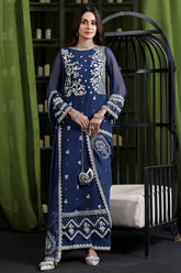 Gulaal By Soghat Unstitched 3 Piece Luxury Emb Chiffon Collection'2025-GSC-01