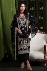 Gulaal By Soghat Unstitched 3 Piece Luxury Emb Chiffon Collection'2025-GSC-05