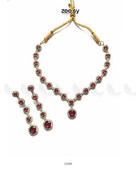 Freesia Necklace Set - Zeesy Jewellery