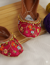 Mgs Style Khussa Collection-Phulkari