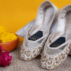 On Your Feets Casual Khussa-Gilded Grace