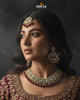 Exquisite Precious Formed Bridal Set - Zeesy Jewellery