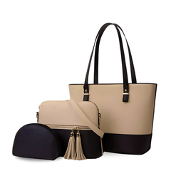 GRACE BEIGE / BLACK - Bag X