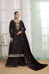 Noor E Mahal by Madiha Gohar Stitched Formals Suit-Gul e Gulnaar - 3pc Embroidered Formal