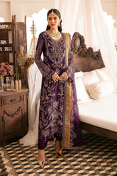 Ramsha Unstitched 3 Piece Wedding Vol-03 Suit-H-303