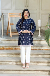 Dhaga Stitched Solid 2 Piece Emb Suit-Roselle