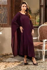 Dhaga Stitched 2 Piece Summer Suit-Flamenco Purple