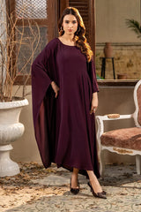 Dhaga Stitched 2 Piece Summer Suit-Flamenco Purple
