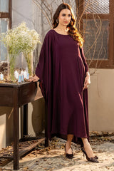 Dhaga Stitched 2 Piece Summer Suit-Flamenco Purple