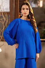 Dhaga Stitched 2 Piece Summer Suit-Zehra