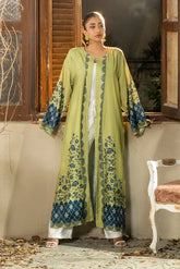 Dhaga Stitched Shirts Summer Suit-Verdure