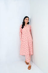 Print Power By Mashrib Stitched 2 Piece Summer Suit-Radiance - 2pc