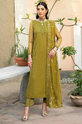 Arzou By Zarif Unstitched 3 Piece Hand Emb Formals Collection'2025-HW-06-Jean