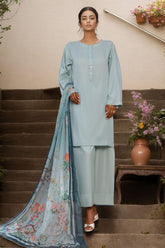 Daily Drop By Hz Stitched 3 Piece Solids Twinset Suit-SDJ-3P-B03