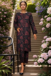 HZ Co Ords Stitched Blooming Winter Khaddar Suit-KPE-112