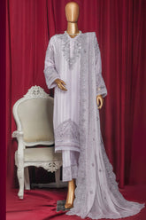 Fasaane By HZ Stitched 3 Piece Formals Chiffon Vol-09 Suit-HZK-212-Lilac