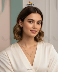 Hallow Heart Pendant Set - Zeesy Jewellery