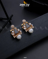 Hand crafted Earings Champagne - Zeesy Jewellery