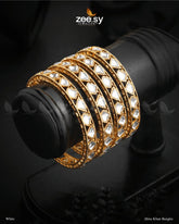 Hina Khan Bangles White - Zeesy Jewellery