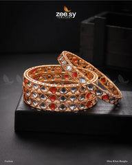 Hina Khan Bangles Fuchsia - Zeesy Jewellery