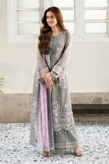 Noor Jahan By Imrozia Unstitched 3 Piece Luxury Chiffon Suit-I-200 Noor