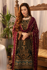 Noor Jahan By Imrozia Unstitched 3 Piece Luxury Chiffon Suit-I-204 Mehak