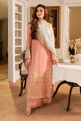 Noor Jahan By Imrozia Unstitched 3 Piece Luxury Chiffon Suit-I-207 Dilkash