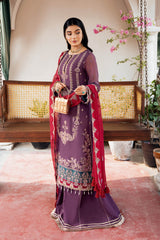 Sitarah By Imrozia X Serene Unstitched 3 Piece Luxury Chiffon Suit-I-209 Najma