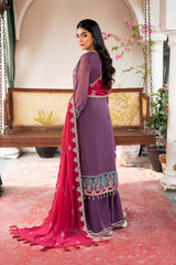 Sitarah By Imrozia X Serene Unstitched 3 Piece Luxury Chiffon Suit-I-209 Najma