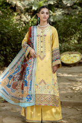 Jaan-E-Adaa By Imrozia Serene Unstitched 3 Piece Luxury Emb Lawn Suit-IPL - 06 Tabassum