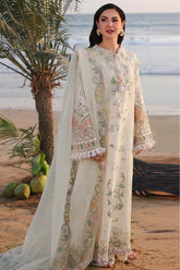 Sahil By Qalamkar Unstitched 3 Piece Luxury Lawn Suit-SA-10-Ilara