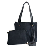 SUEDE BLACK BAG - Bag X