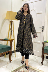 Urban Cut Cotton Yarn Dyed Dobby Frock Elegant & Comfy 1 Piece