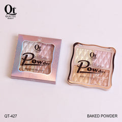 Quetee Beauty Baked Highlighter 4in1 Light Colors